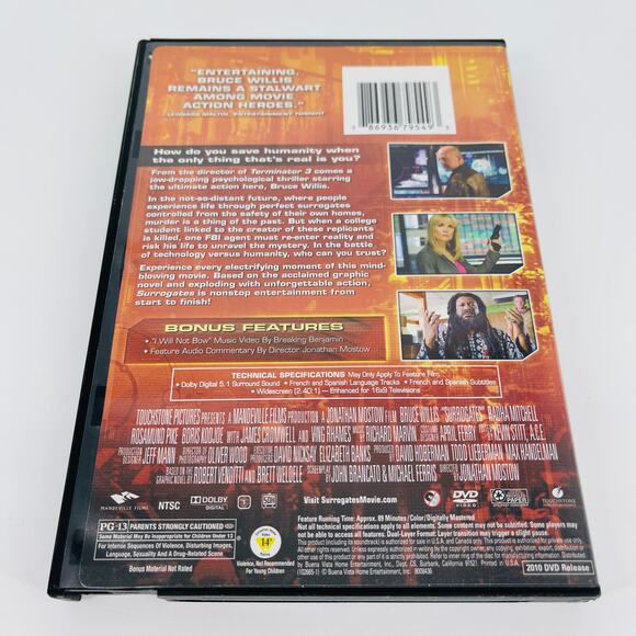 Surrogates with Bruce Willis Action Movie DVD - Good Used Condition - Picture 9 of 10